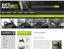 Tablet Screenshot of justbikes.nl