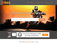 Tablet Screenshot of justbikes.in